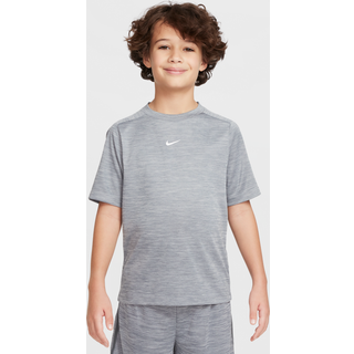 Kortærmet Nike Multi Dri-FIT-trøje til større børn - grå