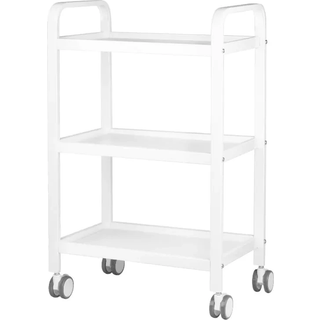 Trolley kosmetikvogn på hjul Hs09 hvid