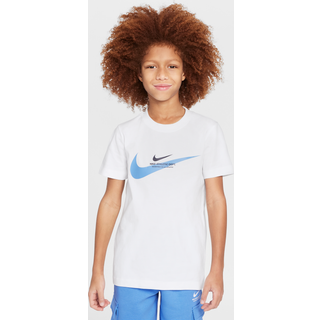 Nike Sportswear-T-shirt til større børn (drenge) - hvid - L