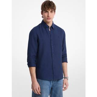 MK Linen Shirt - Blue - Michael Kors - XS