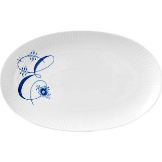 Royal Copenhagen Alfabet oval tallerken E 23 cm