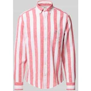 Gant Herren Polo-Shirt weiß gestreift