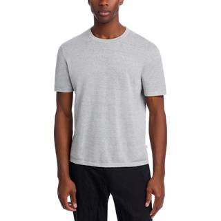 MK Linen and Cotton T-Shirt - Brown - Michael Kors