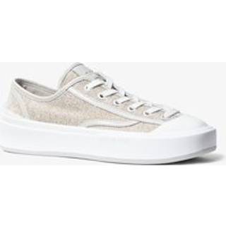 MK Jude Cotton Blend Trainers - Silver - Michael Kors - EU 36.5