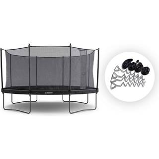 Trampolin North Pioneer Oval / 5,0 m x 3,5 m / Trampolin + Støttesæt