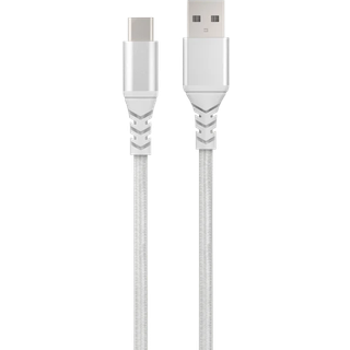 Dacota Platinum USB-USBC-kabel 1 M, hvid ➞ På lager - klar til levering og afhentning