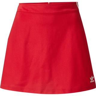 adidas Originals 3-Stripes Mini Skirt, Red - L