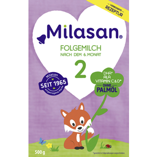 Milasan Juniormælk 2 efter 6. måned 125.90 DKK/1 kg