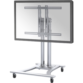 Neomounts LCD Mobil gulvstand -Sølv 80-120cm høj 50 kg 70" From 200 x 200 mm