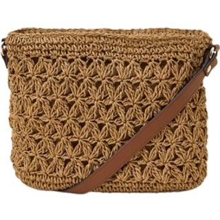 Accessorize Raffia SkuldertaskeEn