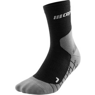 CEP Men's Hiking Light Merino Mid Cut Compression Socks Black, 39-42