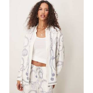 GANT Dame Relaxed fit skjorte med Sailing-tryk (36)