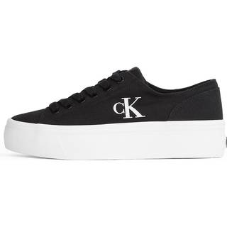 Canvas Platform Trainers - Black - EU 42