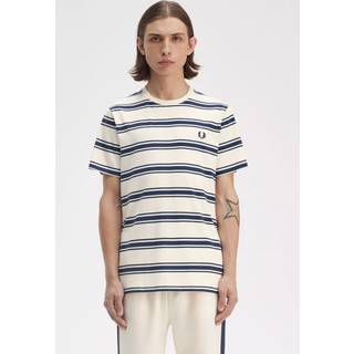 T-shirt FRED PERRY Fine Stripe T-Shirt Ecru M - Ecru - M