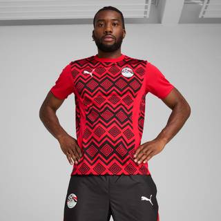 PUMA Egypt Pre Match Shirt, Red - L