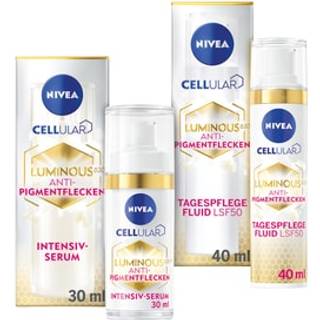NIVEA Cellular Luminous Anti-Pigmentflecken Tagespflege & Intensiv-Serum Ansigtsplejesæt