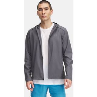 Under Armour Launch Men's Hooded Jacket Castlerock / Jet Gray / Reflective M