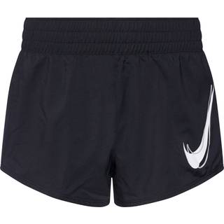 Nike One Dri-FIT-løbeshorts med mellemhøj talje og indershorts til kvinder - sort - L (EU 44-46)