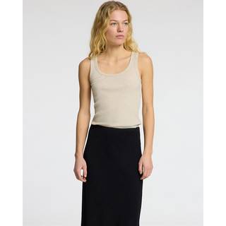 Ribbet Bomuld Tanktop