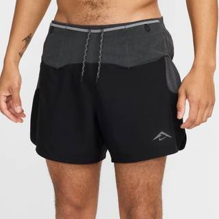 Nike Trail Second Sunrise Dri-FIT ADV-løbeshorts med indershorts (13 cm) til mænd - sort - XXL