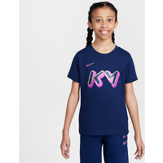 Kylian Mbappé Dri-FIT-T-shirt til større børn - blå - XS