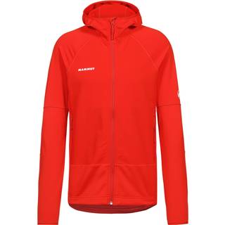 Mammut Massone Midlayer Hooded Jacket Fleecejakke Herrer størrelse M farve rød