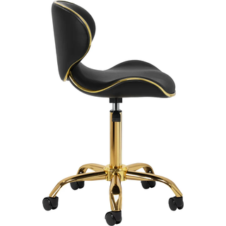 Arbejdsstol skammel ergonomisk Q-4599G sort