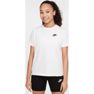 Nike -T-shirt til større børn (udvidet størrelse) - hvid - L+