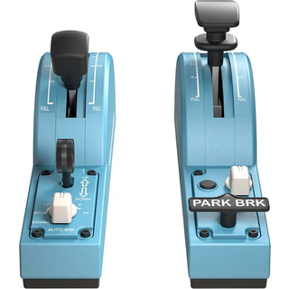 Thrustmaster Tca Quadrant Add-on Airbus Edition Sort, Blå Flysimulator Pc Blå, Sort