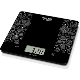 Adler køkkenvægt op til 10 kg - sort