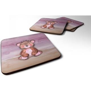 """" Caroline's Treasures Bear Cub Watercolor Decorative Coasters 3.5 Multicolor """"