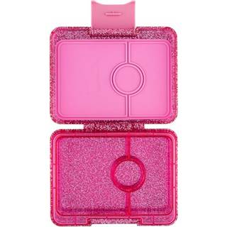 Yumbox Snack Bento Madkasse Pink Glitter Med 3 Rum