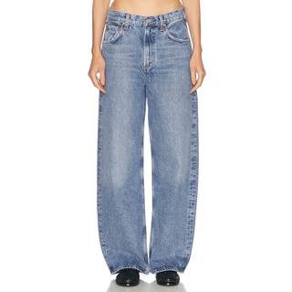 Agolde Low Curve mid-rise wide-leg jeans - blue - L-XL