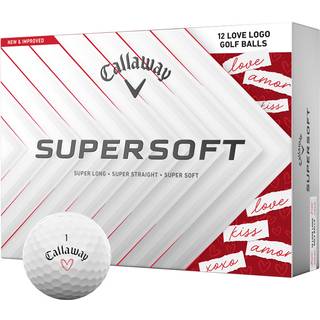 Callaway Golfbolde Supersoft LTD 25 LOVE 12-pak , hvid