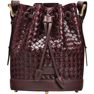 Gaya Tote Mini Skuldertaske, Dark Maroon