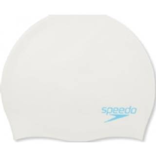 Plain Moulded Silicone Junior Cap White