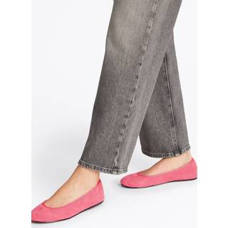 Tommy Hilfiger Tommy Hilfiger Dark Pink Suede Ballerinas With Hardware