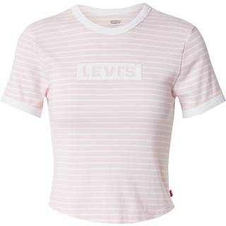 LEVI'S Stripe Ringer T-Shirt, Pink - XS