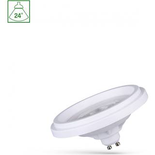 LED AR111 GU10 5,5W - 230V, Basic 2, 24° Varm Hvid, Hvid, Spectrum