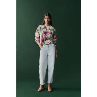 Next Bleach Denim Authentic Carrot Barrel Jeans