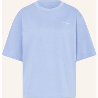 Relaxed Back Logo T-shirt - Blue - XS