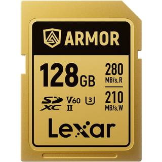 SDXC Armor Gold UHS-II U3, Stainless Steel, IP68 R280/W210 (V60) 128GB