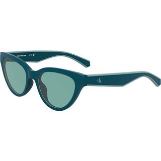 Calvin Klein Junior CKJ25301S 432 Solbriller Bio-injekt Petrolium Cat Eye Normal