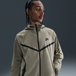 Vævet Nike Tech-jakke til mænd - grøn - XL