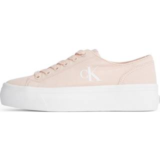 Canvas Platform Trainers - Pink - EU 39