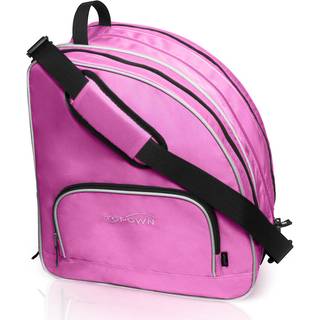 Topown isskate taske rulle sk?jter taske til m?nd inline skate taske til kvinder rulle skate taske premium sort isskate taske Rose Red Rollerblad
