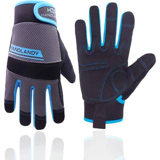 HLDD Handlandede sikkerhedsarbejdshandsker Herre og kvinder Multifunktionelle mekaniske havearbejde Konstruktion DIY Arbejdshandsker med ber?ring