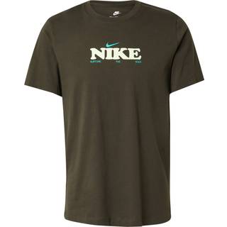 Nike Crew Neck Blooming T Shirt Green