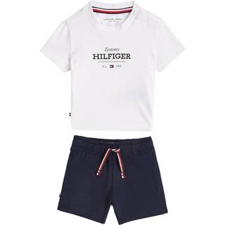Tommy Hilfiger Tommy Hilfiger Blue Monotype T-Shirt and Short Set