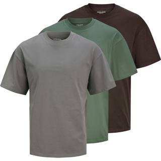 3-pak Ensfarvet T-shirt